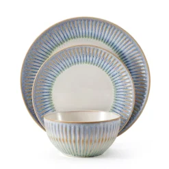Dinnerware Service For 4|Pfaltzgraff® Hensley Blue 12 Piece Dinnerware Set, Service for 4