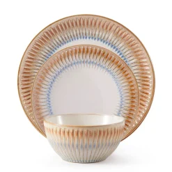 Dinnerware Service For 4|Pfaltzgraff® Hensley Taupe 12 Piece Dinnerware Set, Service for 4