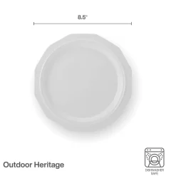 Salad Plates|Pfaltzgraff® Heritage Set of 4 Outdoor Melamine Salad Plates