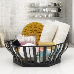 Fruit And Storage Baskets|Decor|Gourmet Basics® Hex Centerpiece Basket