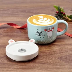 Coffee Mugs|Pfaltzgraff® Holiday Polar Bear Mug with Lid