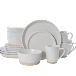 Dinnerware Service For 4|Pfaltzgraff® Hudson Beige 16 Piece Dinnerware Set, Service for 4