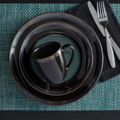 Dinnerware Service For 4|Dinnerware Service For 8|Gourmet Basics® Jade Dinnerware Set