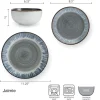 Dinnerware Service For 4|Pfaltzgraff® Jaimie 12 Piece Dinnerware Set, Service for 4