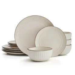 Dinnerware Service For 4|Pfaltzgraff® Janelle 12 Piece Dinnerware Set, Service for 4