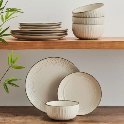 Dinnerware Service For 4|Pfaltzgraff® Janelle 12 Piece Dinnerware Set, Service for 4