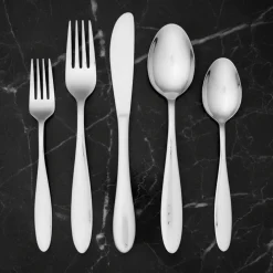 Sets|Pfaltzgraff® Jasmine 30 Piece Flatware Set With Caddy, Service for 6