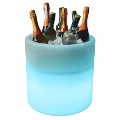 Fruit And Storage Baskets|Towle® Living LED Rechargeable Color Changing Beverage Ice Bucket Tub