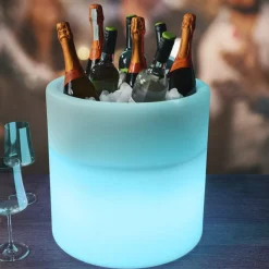 Fruit And Storage Baskets|Towle® Living LED Rechargeable Color Changing Beverage Ice Bucket Tub