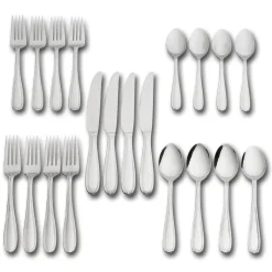 Sets|Pfaltzgraff® Linden 20 Piece Flatware Set, Service for 4