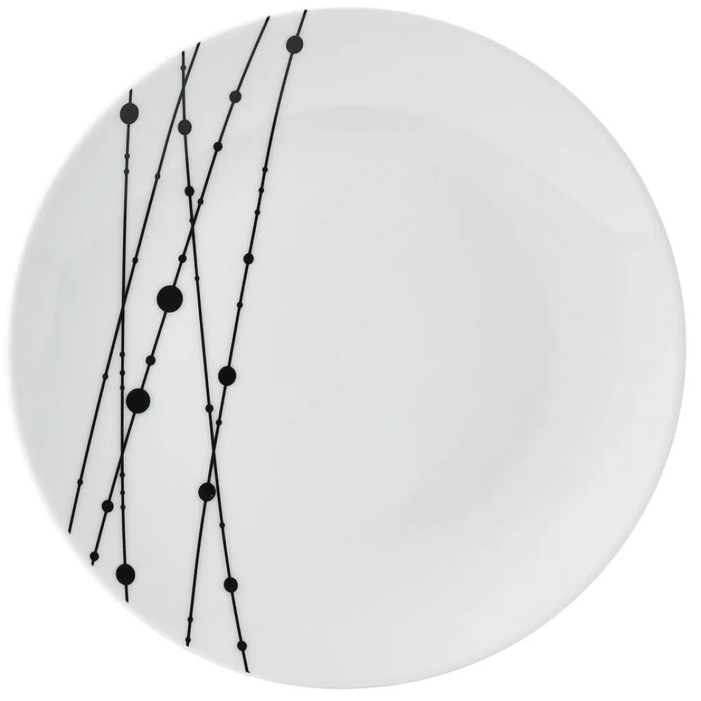 Dinnerware Service For 4|Studio Nova Linear Symphony 12 Piece Dinnerware Set, Service for 4