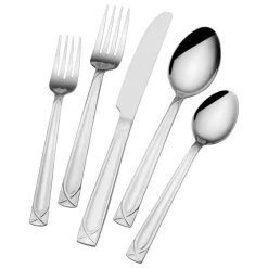Sets|Pfaltzgraff® Mabel 30 Piece Flatware Set With Caddy, Service for 6