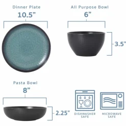 Dinnerware Service For 4|Pfaltzgraff® Maddox 12 Piece Dinnerware Set, Service for 4
