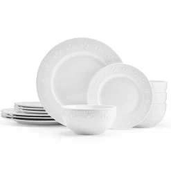 Dinnerware Service For 4|Pfaltzgraff® Maddy 12 Piece Dinnerware Set, Service for 4