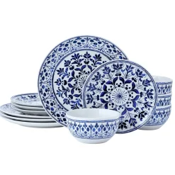 Dinnerware Service For 4|Pfaltzgraff® Medallion Radiance 12 Piece Dinnerware Set, Service for 4