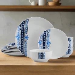 Dinnerware Service For 4|Studio Nova Michele 12 Piece Dinnerware Set, Service for 4