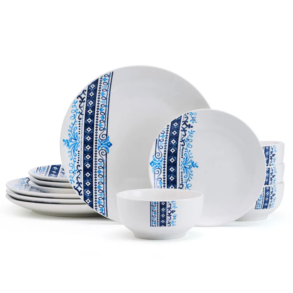 Dinnerware Service For 4|Studio Nova Michele 12 Piece Dinnerware Set, Service for 4