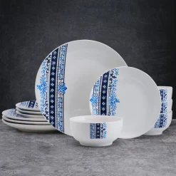 Dinnerware Service For 4|Studio Nova Michele 12 Piece Dinnerware Set, Service for 4
