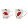 Coffee Mugs|Pfaltzgraff® Mr. & Mrs. Santa Hat Set of 2 Mugs