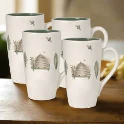 Coffee Mugs|Pfaltzgraff® Naturewood® Set of 4 Latte Mugs