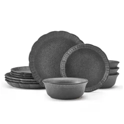 Dinnerware Service For 4|Pfaltzgraff® Noah 12 Piece Dinnerware Set, Service for 4