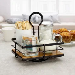 Buffet Caddies|Fruit And Storage Baskets|Gourmet Basics® Nova Rotating Condiment Caddy