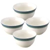 Soup Cereal Bowls|Pfaltzgraff® Ocean Breeze Set of 4 Deep Soup Cereal Bowls