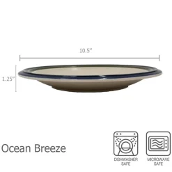 Dinner Plates|Pfaltzgraff® Ocean Breeze Set of 4 Dinner Plates