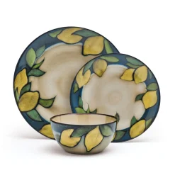 Dinnerware Service For 4|Pfaltzgraff® Painted Lemons 12 Piece Dinnerware Set, Service for 4