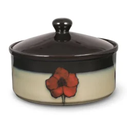 Covered Bowls|Serve Bowls|Pfaltzgraff® Painted Poppies Covered Casserole