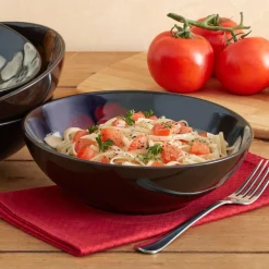Pasta Bowls|Pfaltzgraff® Painted Poppies Individual Pasta Salad Bowl