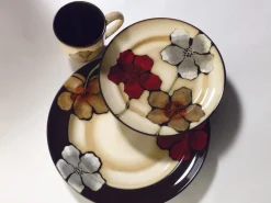 Dinnerware Service For 4|Pfaltzgraff® Painted Poppies 16 Piece Dinnerware Set, Service for 4
