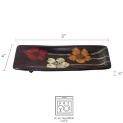 Spoon Rests And Trivets|Pfaltzgraff® Painted Poppies Rectangular Spoon Rest