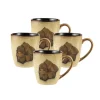 Coffee Mugs|Pfaltzgraff® Painted Poppies Set of 4 Mugs
