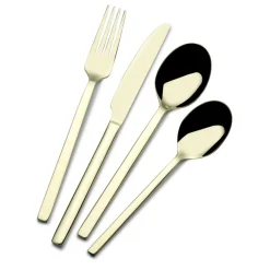 Sets|Towle® Living Paros Champagne Forged 16 Piece Flatware Set, Service for 4