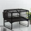 Fruit And Storage Baskets|Gourmet Basics® Pisa 2 Tier Dish Rack