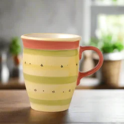 Coffee Mugs|Pfaltzgraff® Pistoulet® Mug With Red Handle