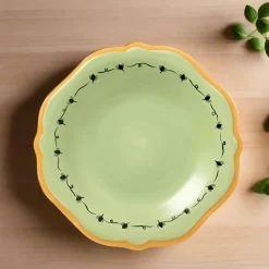 Salad Plates|Pfaltzgraff® Pistoulet® Salad Plate with Yellow Band