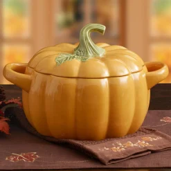 Covered Bowls|Serve Bowls|Pfaltzgraff® Plymouth Pumpkin Casserole