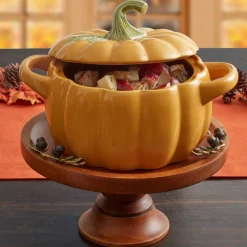Covered Bowls|Serve Bowls|Pfaltzgraff® Plymouth Pumpkin Casserole
