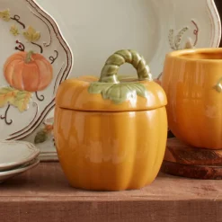 Serve Bowls|Bakeware|Pfaltzgraff® Plymouth Pumpkin Covered Dish