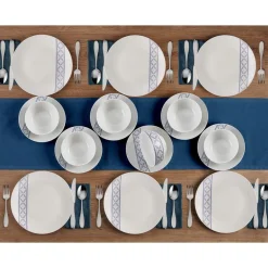 Dinnerware Service For 6|Studio Nova Preslie 18 Piece Dinnerware Set, Service for 6