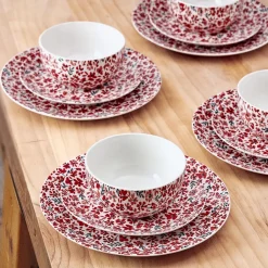 Dinnerware Service For 4|Pfaltzgraff® Radiant Blossom 12 Piece Dinnerware Set, Service for 4