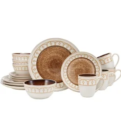 Dinnerware Service For 4|Pfaltzgraff® Remi Beige 16 Piece Dinnerware Set, Service for 4