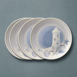 Salad Plates|Pfaltzgraff® Rio Beach House Set of 4 Outdoor Melamine Salad Plates