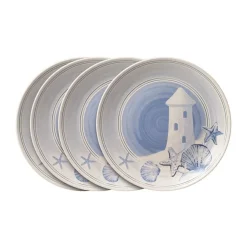 Salad Plates|Pfaltzgraff® Rio Beach House Set of 4 Outdoor Melamine Salad Plates