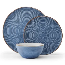 Dinnerware Service For 4|Pfaltzgraff® Rowan Blue 12 Piece Set, Service for 4