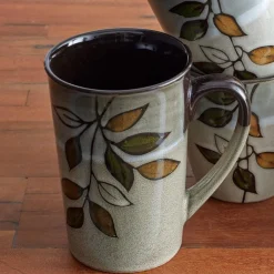 Coffee Mugs|Pfaltzgraff® Rustic Leaves Latte Mug