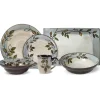 Dinnerware Service For 8|Pfaltzgraff® Rustic Leaves Service for 8 with Serveware