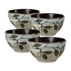 Fruit Bowls|Pfaltzgraff® Rustic Leaves Set of 4 Fruit Bowls